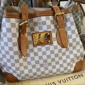 Louis Vuitton Damier Azur Hampstead